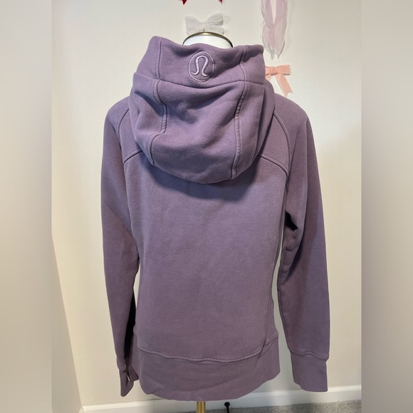 Lululemon Scuba Fleece Cotton Jacket Dusty Lavender - Picture 7 of 8